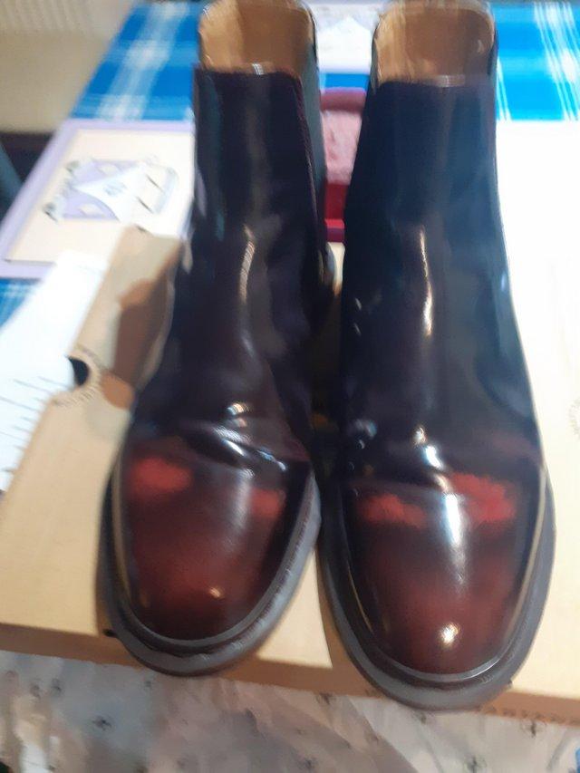 Preview of the first image of Dr martens boots red size 8.