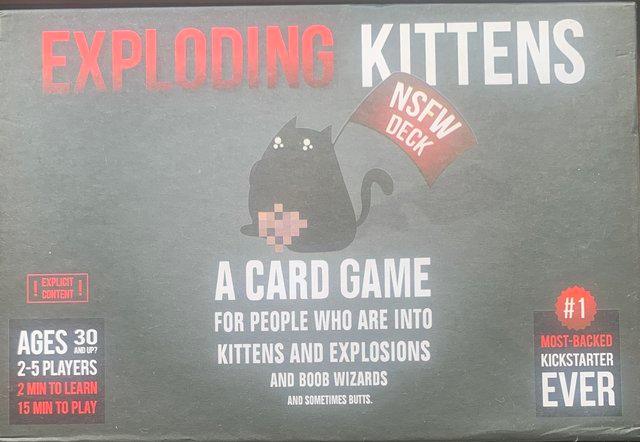 Preview of the first image of Exploding Kittens NSFW Edition.