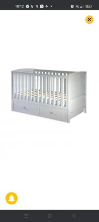 Image 1 of Cotbed/ toddler bed with mattress