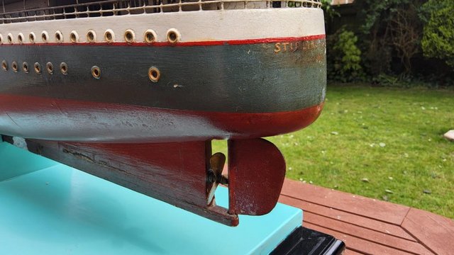 Image 8 of Model boat pre war plank on frame