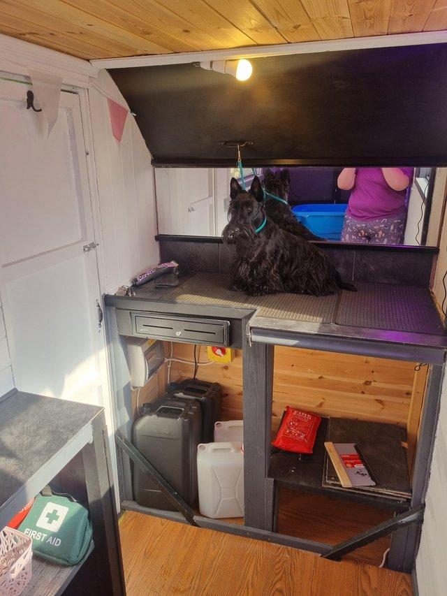 Preview of the first image of Dog grooming trailer for sale.