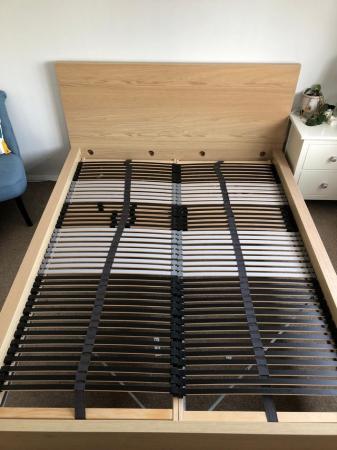 Image 3 of Ikea Malm bed frame - king size