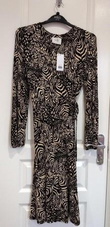Image 1 of New with Tags Wallis Petite Wrap Dress Size UK 8