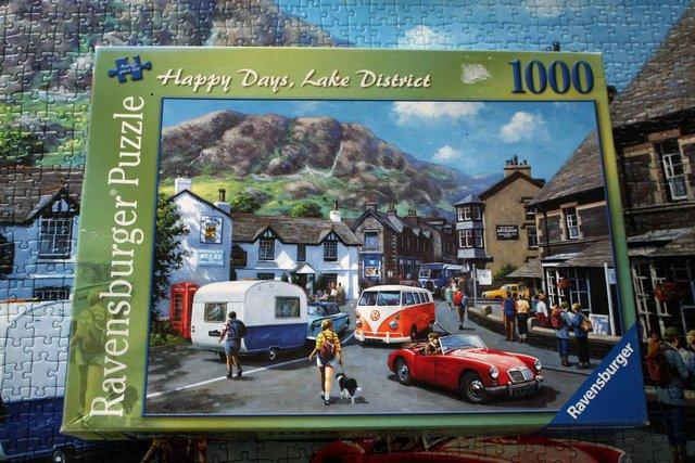 Image 1 of Ravensburger Happy Days Lake District 1000 Pieces.