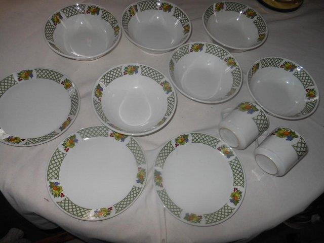 Preview of the first image of Plates Bowls & Mugs Vintage Set.