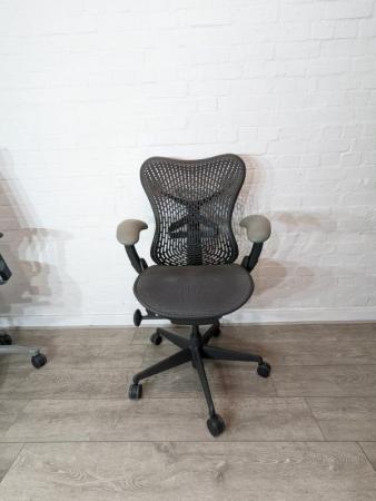 Image 2 of Herman Miller Mirra Office Chair, Fixed Lumbar Support, Armr