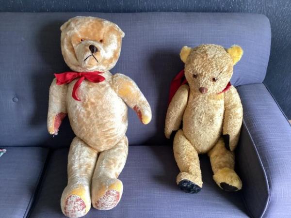 Image 1 of Two Antique Teddy Bears for sale