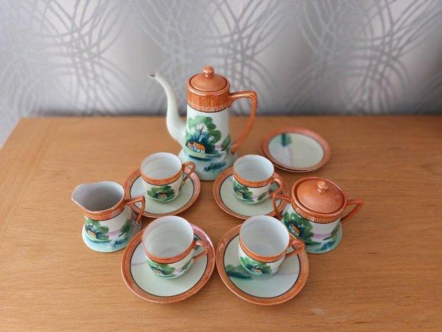 Preview of the first image of Vintage Chikaramachi Japanese Coffee Set.