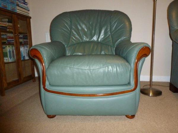 Image 2 of ARMCHAIRS - REAL ITALIAN LEATHER