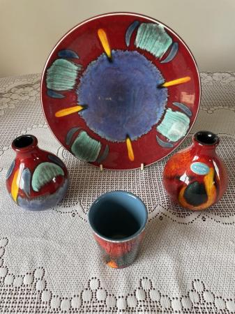 Image 1 of Poole pottery Paeacock and Intuition designs