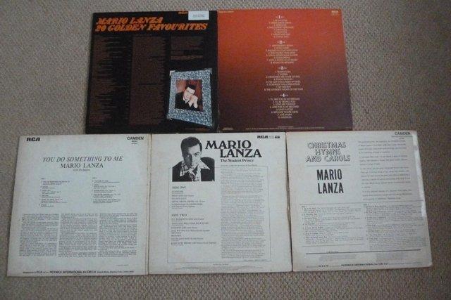 Image 1 of Mario Lanza Vinyl Record Collection