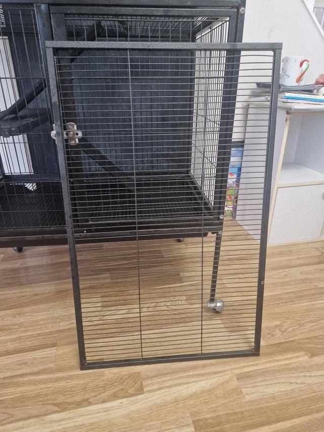 Preview of the first image of Large Rat Cage 52 x 79 x 138cm plus a few accessories.