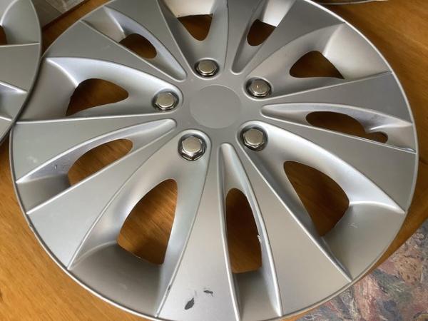 Image 5 of JESTIC STORM 16” Silver Wheel Trims
