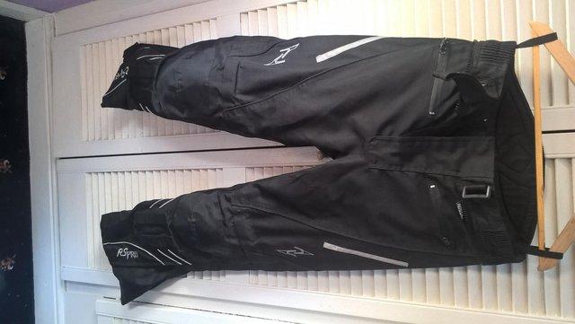 Image 1 of motorcycle textile armoured trousers