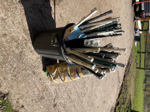 Image 3 of Electric fence tape and 73 posts