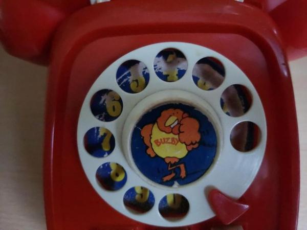Image 2 of Rare Vintage 1970's BUZBY Talking Telephone (Not working)