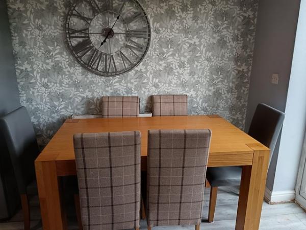 Image 1 of Table and 6 chairs for sale