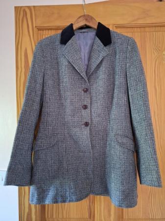 Image 3 of Blue Tweed Hacking Jacket
