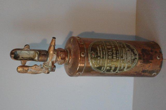Preview of the first image of Vintage Copper fire extinguisher.