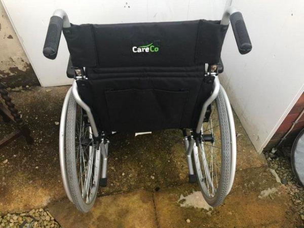 Image 4 of Wheelchair ultra lightweight foldaway flat.