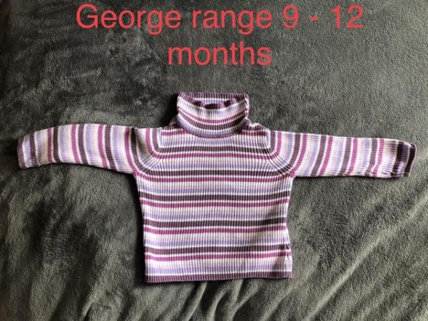 Image 1 of Baby girls stripped jumper