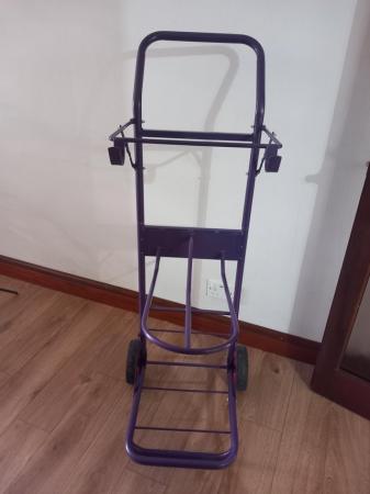 Image 1 of Horse Tack and Saddle Trolley with Trolley Cover