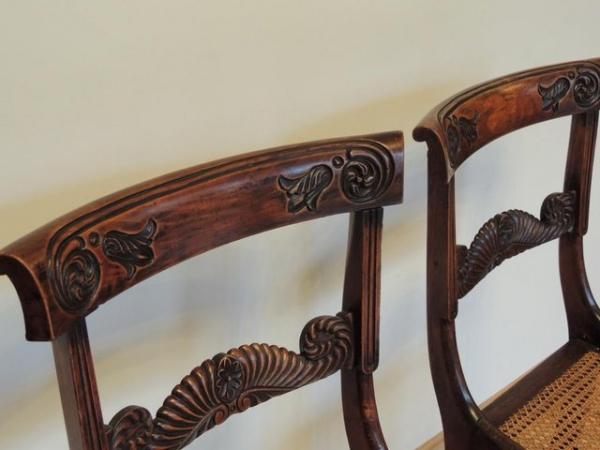 Image 6 of Pair of Regency Antique Chairs (UK Delivery)