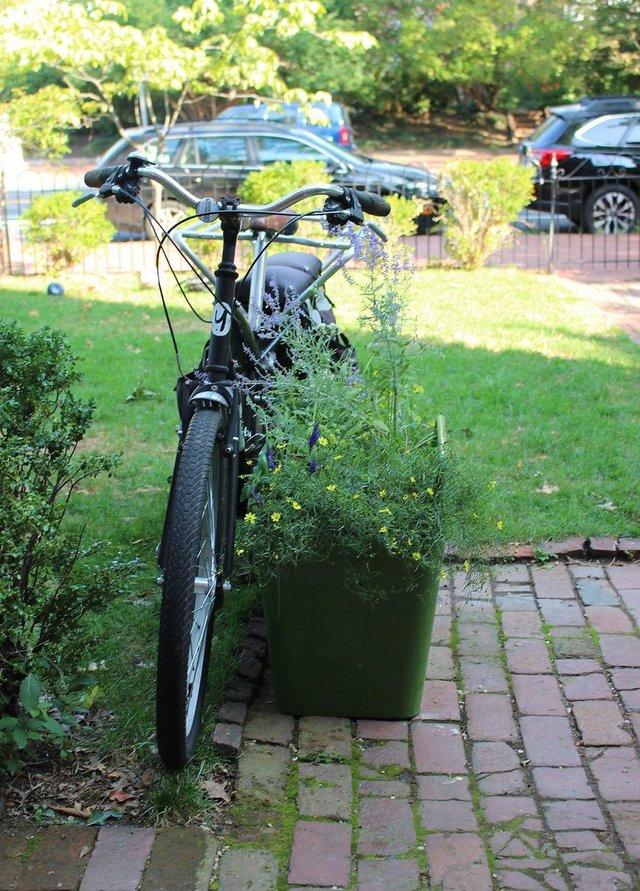 Preview of the first image of SOLDPLANTLOCK BICYCLE PARKING AND PLANTER. SOLD.