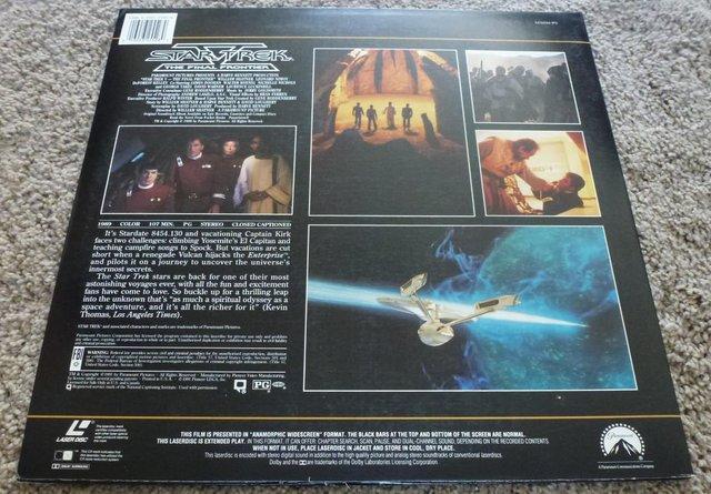 Image 3 of Star Trek V, The Final Frontier. Laserdisc (1989)