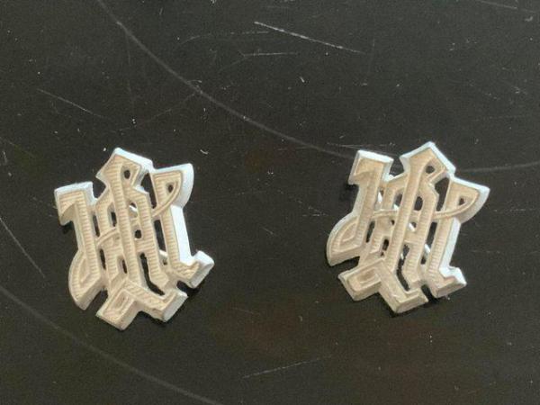Image 3 of German 2WW Adolph Hitler Divisions Shoulder or Collar studs