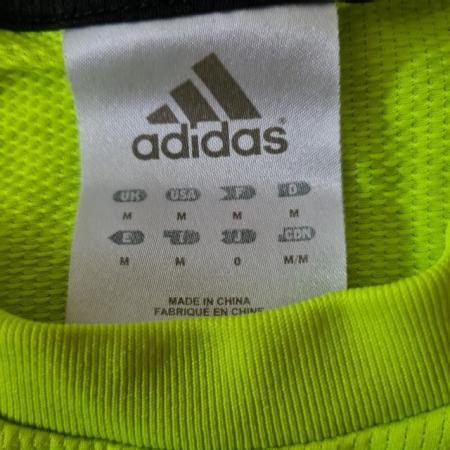 Image 2 of Men's size M Yellow Adidas top, sport, football