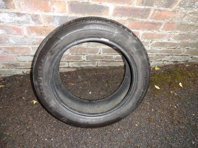 Preview of the first image of Used radial tubeless tyre in good condition ideal for spare.
