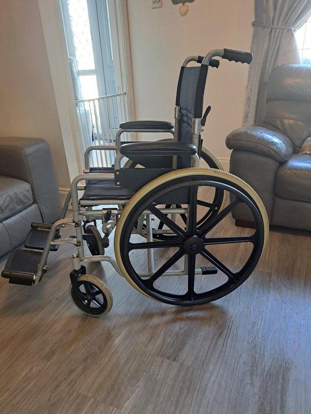 Preview of the first image of Folding wheelchair ideal for days out.