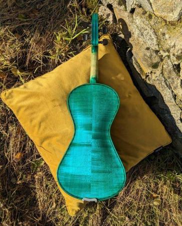 Image 2 of Tim Phillips violin blue green collectors handmade
