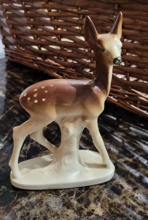 Image 1 of Vintage ceramic deer figurine for sale