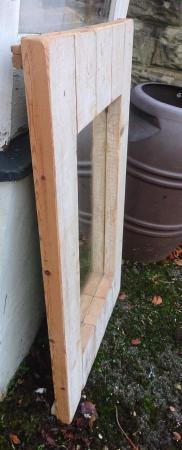 Image 2 of Rustic Wooden Mirror - Freestanding