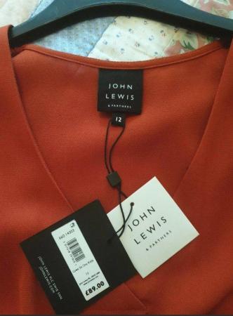 Image 2 of Rusty Red Dress By John Lewis Size 12
