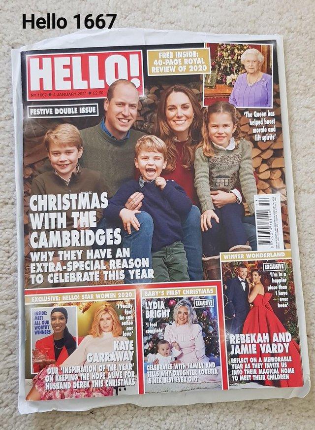 Preview of the first image of Hello 1667 - Royal Review of 2020. Christmas with Cambridges.