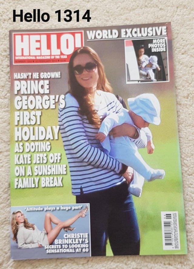 Preview of the first image of Hello Magazine 1314 - Prince George's 1st holiday!.