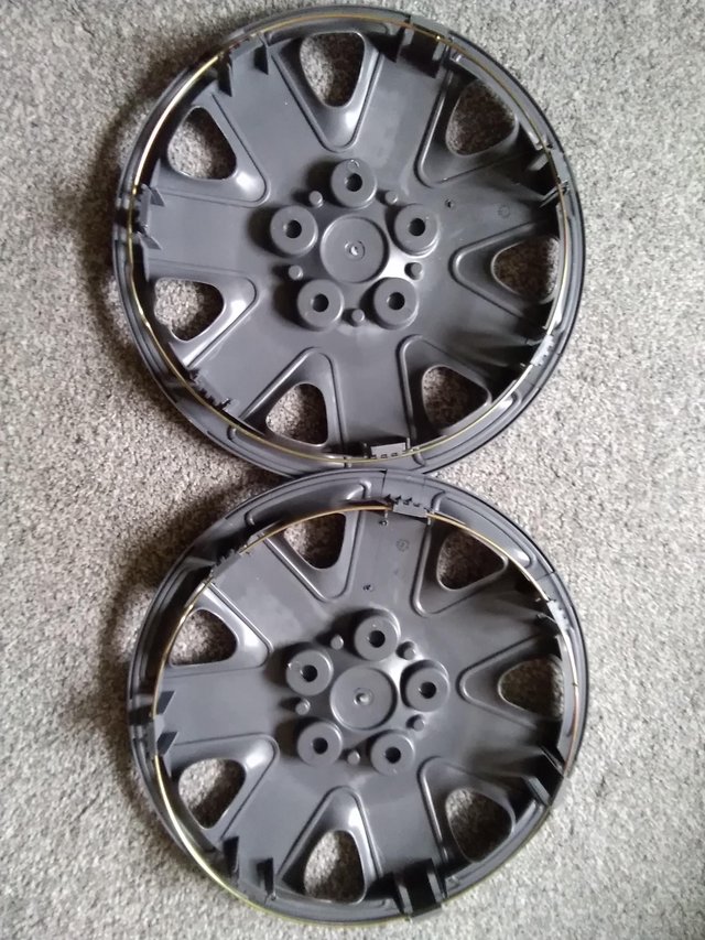 Preview of the first image of 2 Plastic  Wheel Trims unused.
