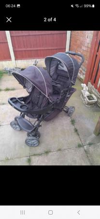 Image 1 of Double pushchair collection only