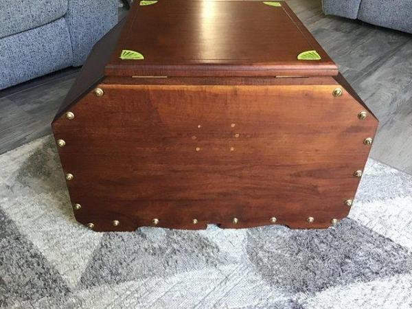 Image 4 of Unusual Solid Wood Storage Box