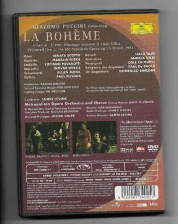 Image 2 of La Boheme DVD - Deutsche Grammophon