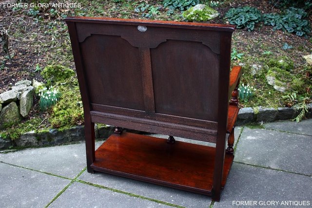 Image 10 of A TITCHMARSH AND GOODWIN TAVERN SEAT HALL SETTLE BENCH PEW