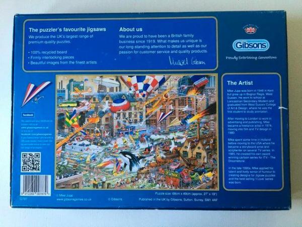 Image 2 of Gibson 1000 piece jigsaw titled I Love Weekends