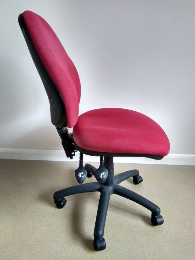 Preview of the first image of Adjustable chair for home office use.