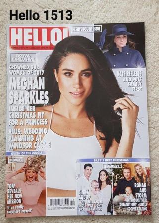 Image 1 of Hello Magazine 1513 - Festive Double Issue:Meghan Sparkles
