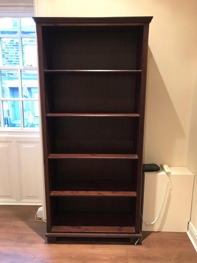 Preview of the first image of Tall Solid Hardwood Bookcase.