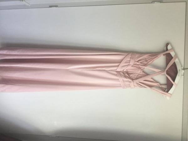 Image 2 of A beautiful Silk BCBGMAXAZRIA Pink Long Dress