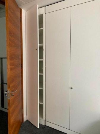 Image 20 of Lockable 4 door white office tall double cupboards/storage